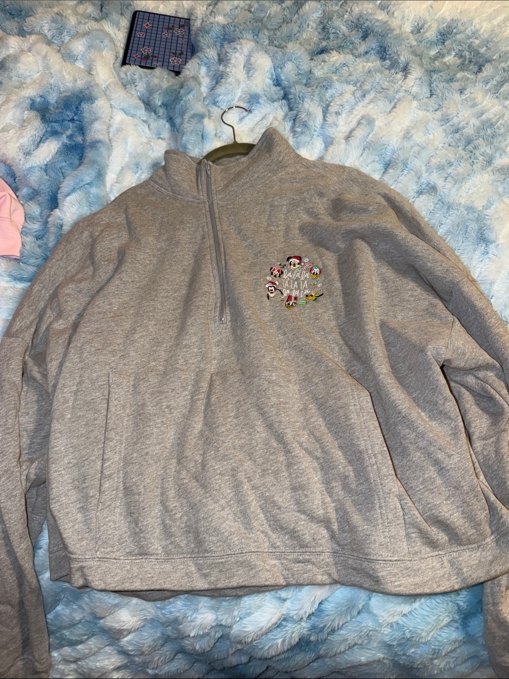 Disney Christmas Quarter Zip